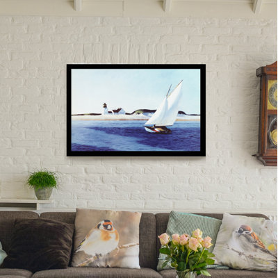 " The Long Leg " by Edward Hopper Painting Print