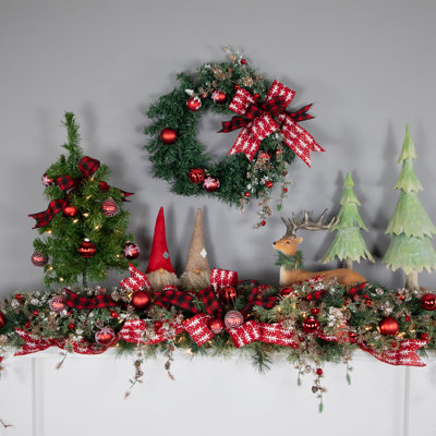 18" Pre-Lit Medium Blackwater Fir Artificial Christmas Tree Clear Lights