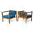 Teak Frame/Dark Teal Cushion is out of stock
