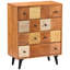 Commode en bois d'acacia massif 23,6 po x 11,8 po x 29,5 po
