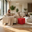  Repose-pieds pouf carré Moseley 16 po, hydrofuge-33309948
