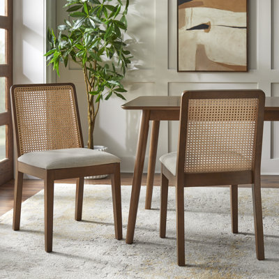 Azavion Cane Dining Chair (Set of 2)