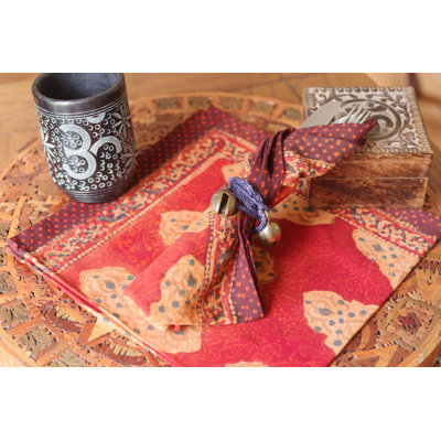 Kensington Cotton Floral Square Napkin