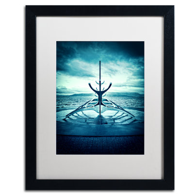 «Viking Ship» Fadel, reproduction de photo sur toile encadrée