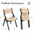Solid Wood Folding Side Chair-1972785383