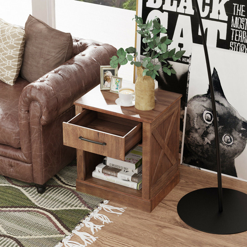 Laughter 20'' W Nightstand, Brown