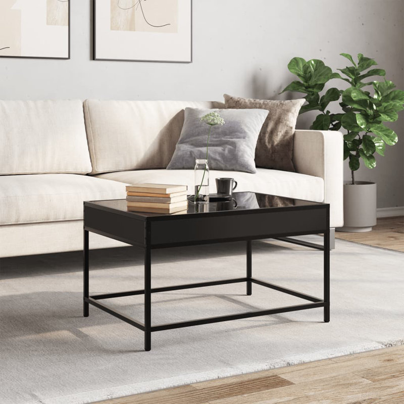 Daavid Coffee Table, 41cm H x 70cm L x 50cm W, Black