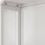 Armoire penderie à deux portes en verre 62 ", 23,62" avec garde-robe incassable et moderne
