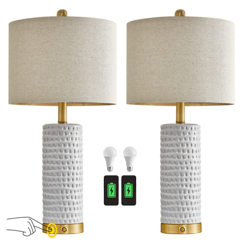 Everly Quinn Maxo Ceramic Table Lamp | Wayfair