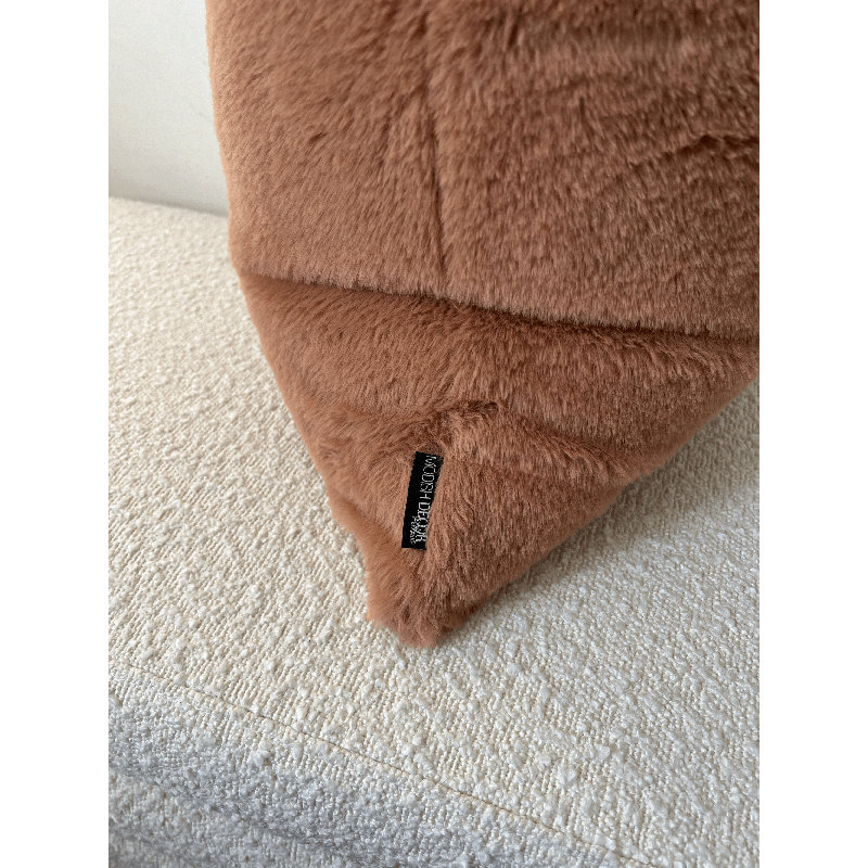 Fur, Square 18"H x 18"W, Turmeric