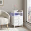 40cm W Iron Bedside Table-2142015979