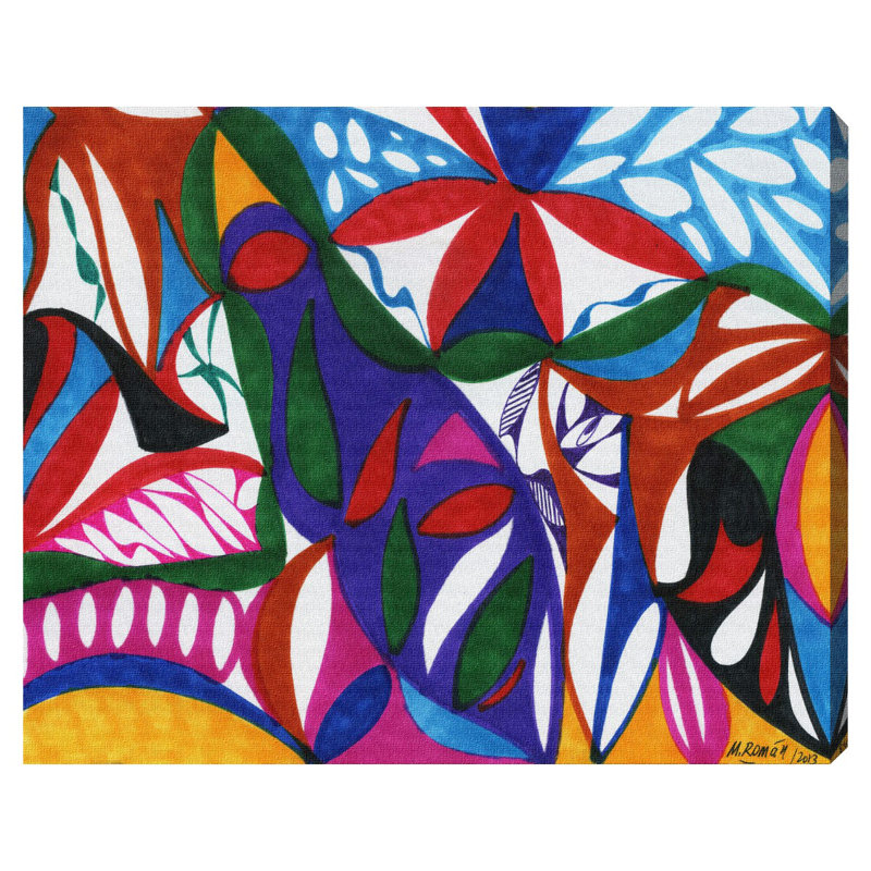 « rhapsodic », impression sur toile tendue, Toile, H 20 po x l 24 po x P 1,5 po