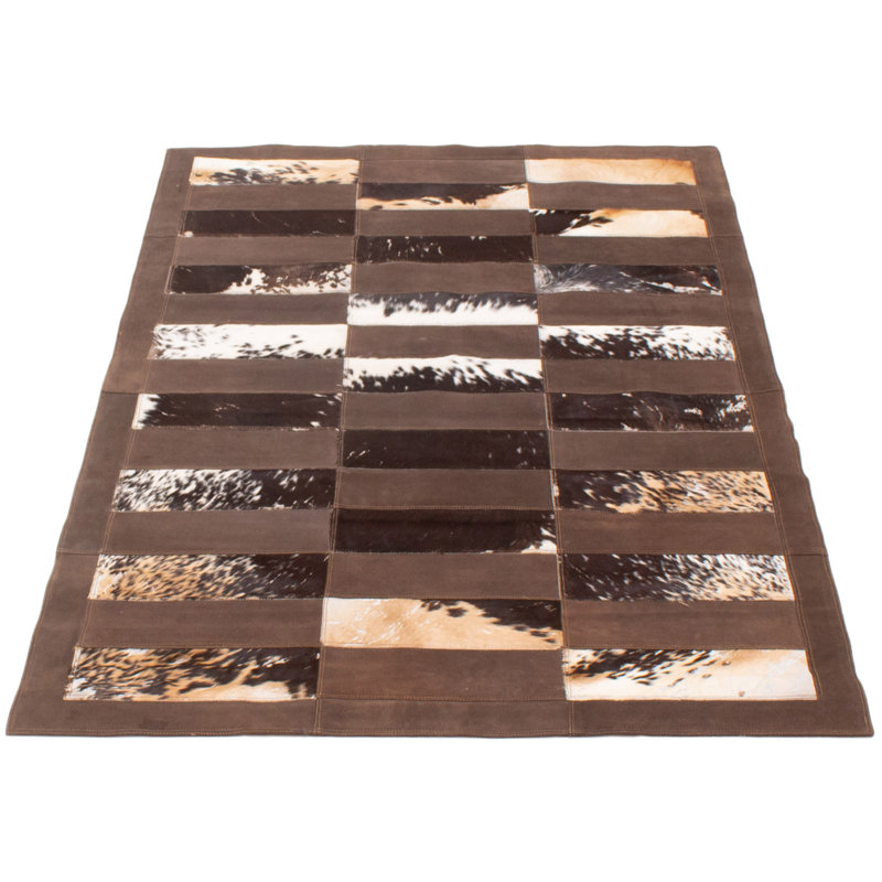 Sibell Cowhide Patchwork Indoor Rug
