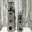 Ensemble de 2 bougies chauffe-plat en forme de phare