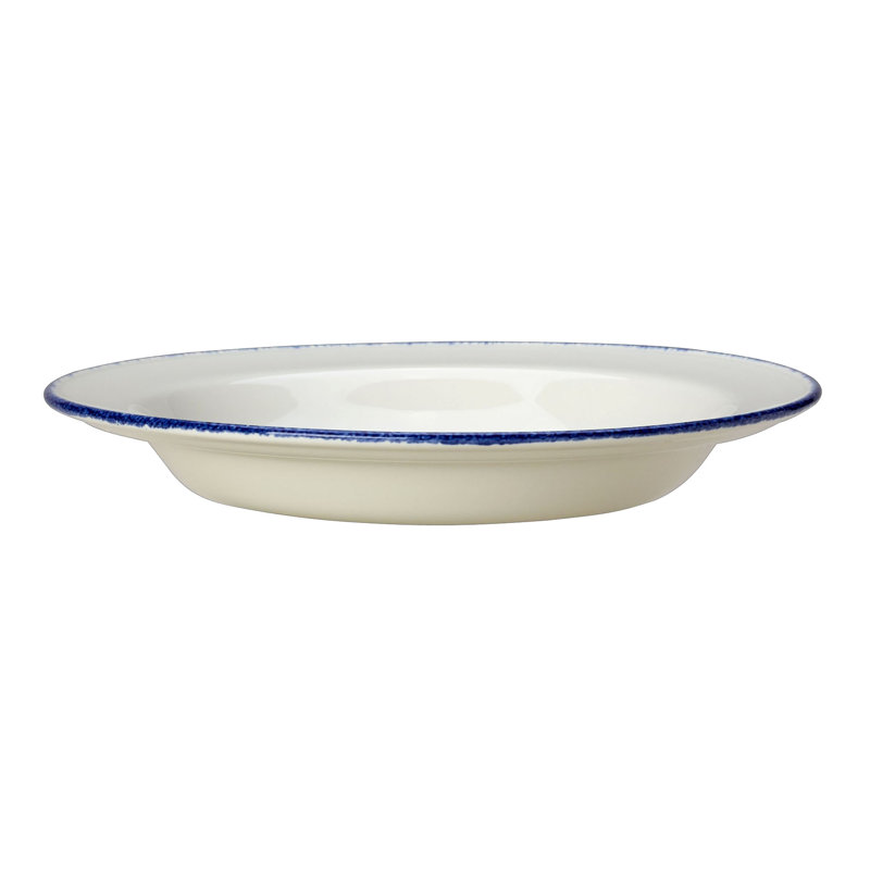 Assiette à soupe Slimline BLUE DAPPLE