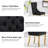 Tufted Velvet Upholstered Wingback  Dining Chair-1818594807-1818594806