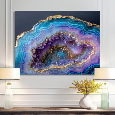 Décoration murale Agate Dream River V - Géode de pierre