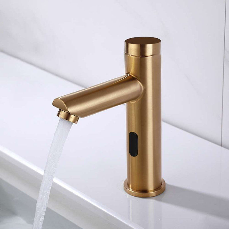 Solo Gold Tone Touchless Commercial Sensor Faucet – BathSelect