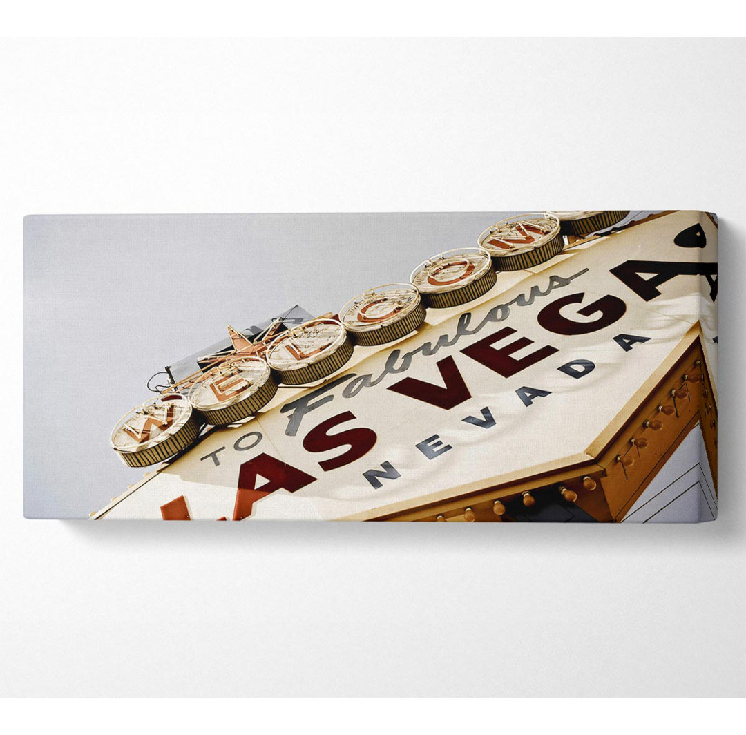 Las Vegas Schild - Kunstdrucke auf Leinwand - Wrapped Canvas