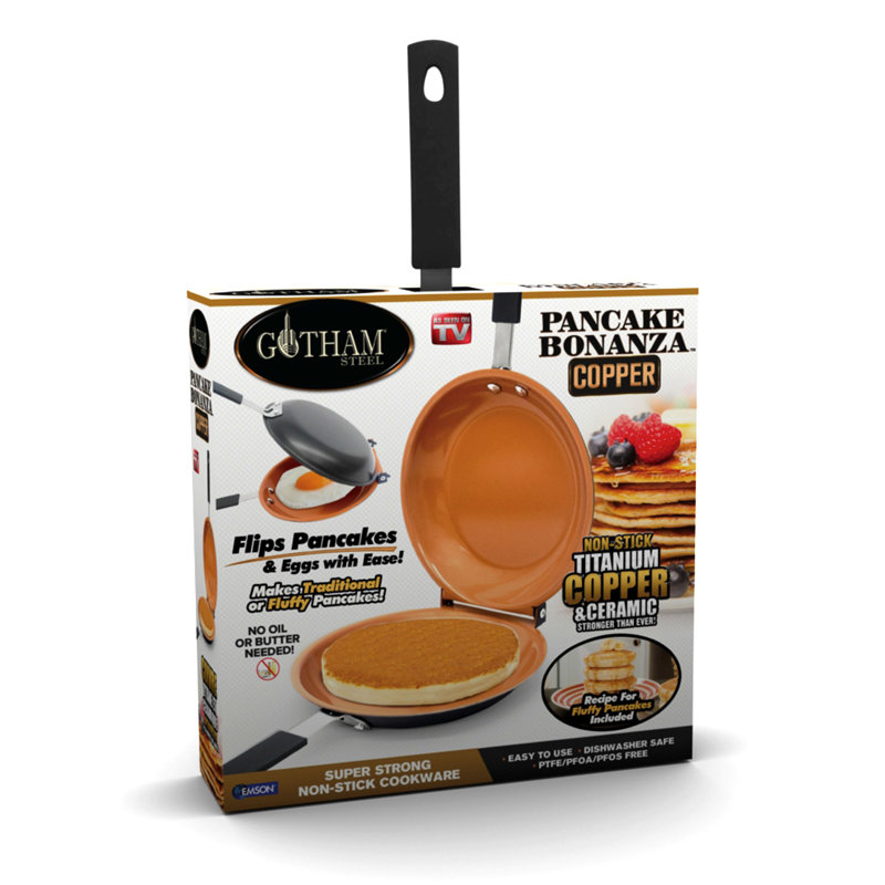 Copper Nonstick Double Sided Pancake Maker Frying Pan
