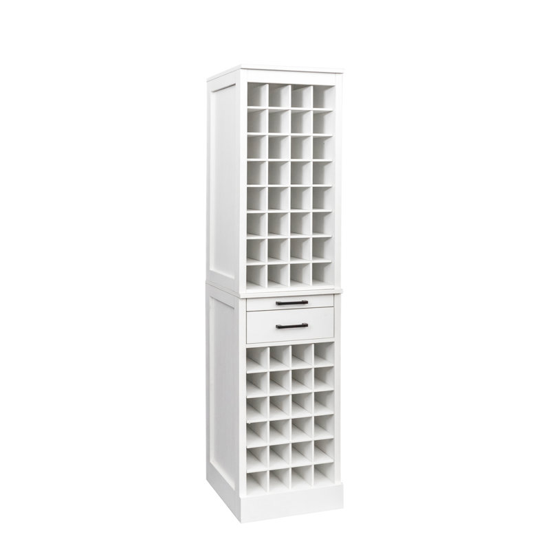 Modular 24 Wine Bar Cabinet Buffet Cabinet, White
