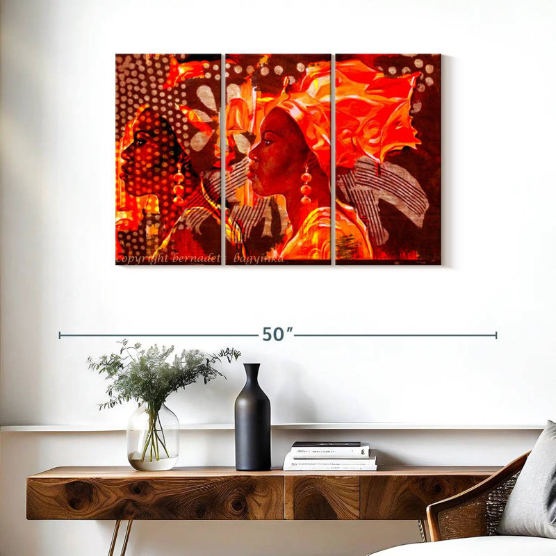 Leisha The Mask Double, 24" H x 38" W