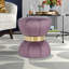 Repose-pieds standard en velours de 16,1 po de large Gwendalin