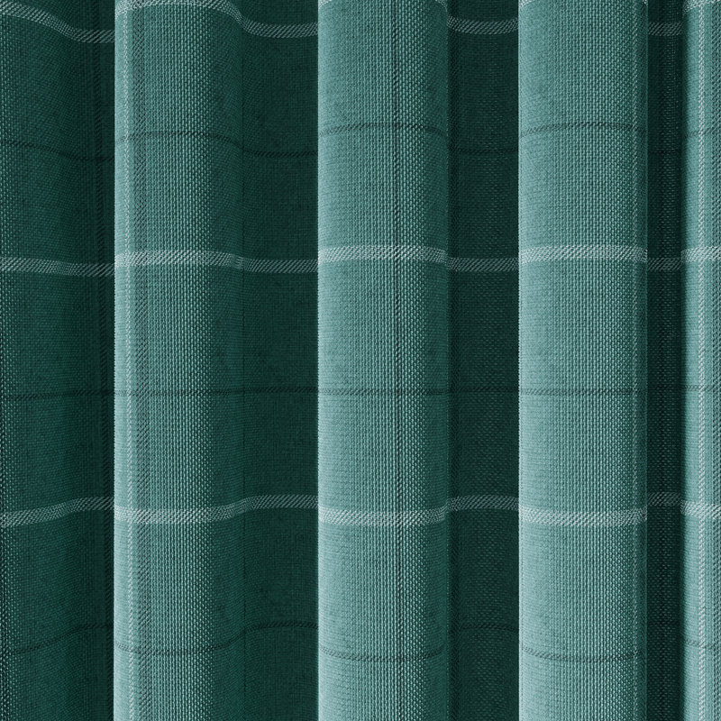 Harper Lined Eyelet Room Darkening Curtains, Width 168 x Drop 183cm, Duck Egg