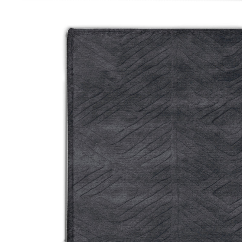 Tapis gris intérieur et extérieur Trellis, Rectangulaire 8 pi x 10 pi