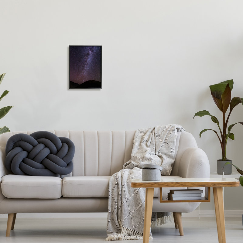 Art texturé à la giclée par Steve Smith, Giclée encadrée noir minuit, H 11 po x l 14 po x P 1,5 po