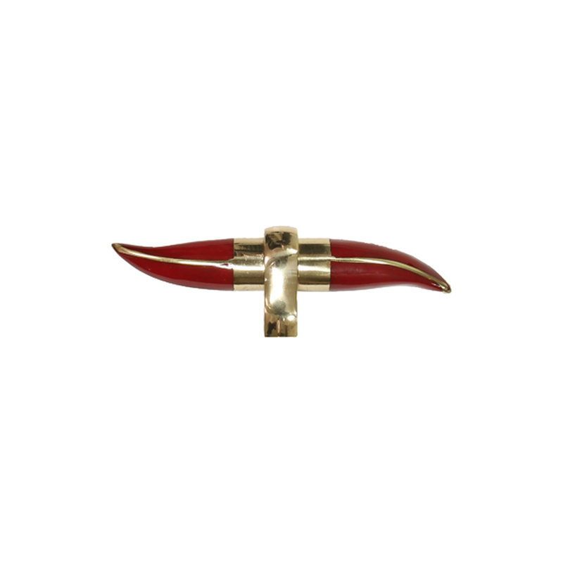 Lenny Novelty Knob, Red