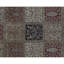 Wool Oriental Area Rug in Brown/Ivory/Burgundy