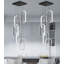 5-ring Modern Led Dimmable Chandelier Black-130134090