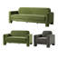 3 Piece Chenille Standard Living Room Set-132843851