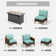 Phenice 9 - Person Wicker Outdoor Patio Conversation Furniture Sectional Set with Fire Pit Table
