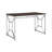 Martha Office Workspace Desk MDF/Chrome In Brown