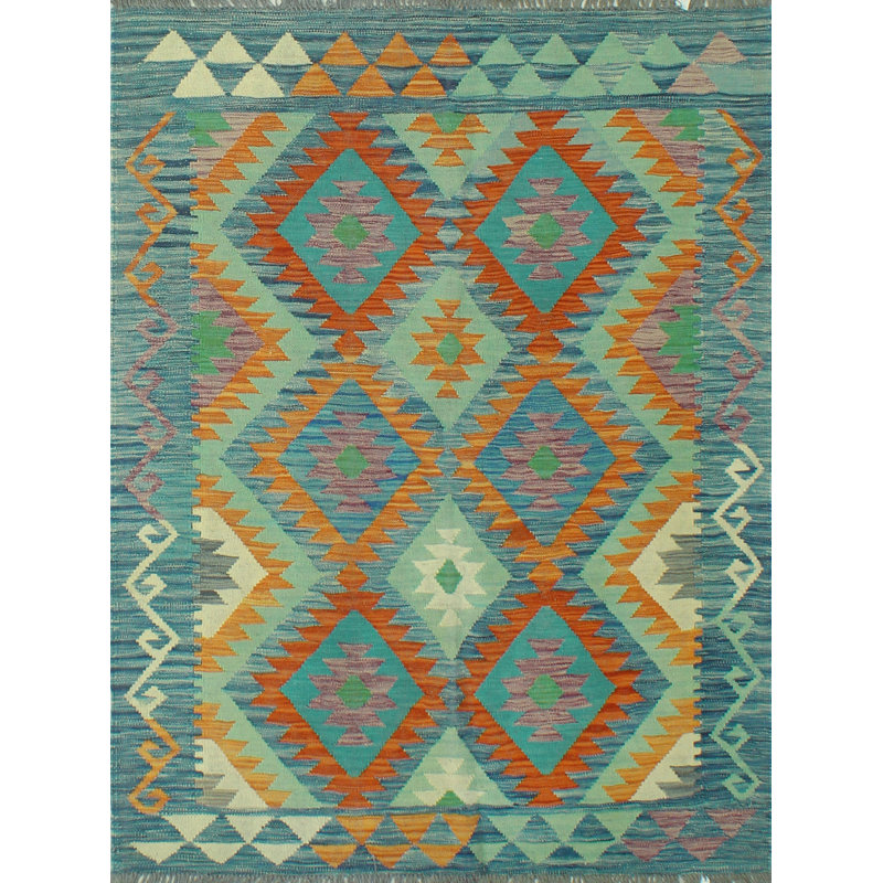 Bobbee Wool Geometric Indoor Rug