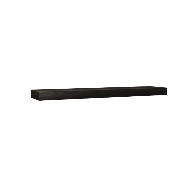 Rift White Oak Floating Shelf, Gray Wood