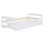Lit plateforme simple avec lit gigogne simple