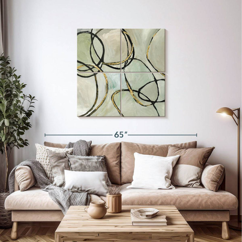 Infinity Rings, 38" H x 38" W