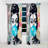 Audrey Hepburn Blue Bubble Gum - Celebrity Blackout Abstract Curtain - 1 Panel-107809059