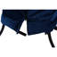 Chaise moderne avec base - structure en acier bleu relaxant et stable