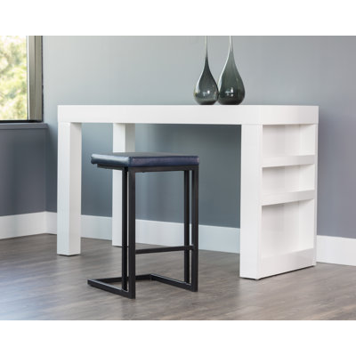 Tabouret de comptoir Boone - noir - crème Bravo