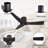 52 In. 3 Abs Blades Indoor Flush Mount Ceiling Fan Without Light-855761850-855761852