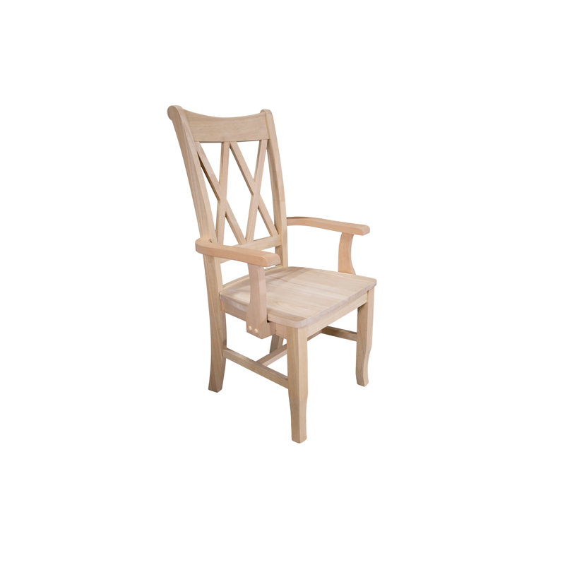 Chrisander 17.25'' H Solid Wood Armchair