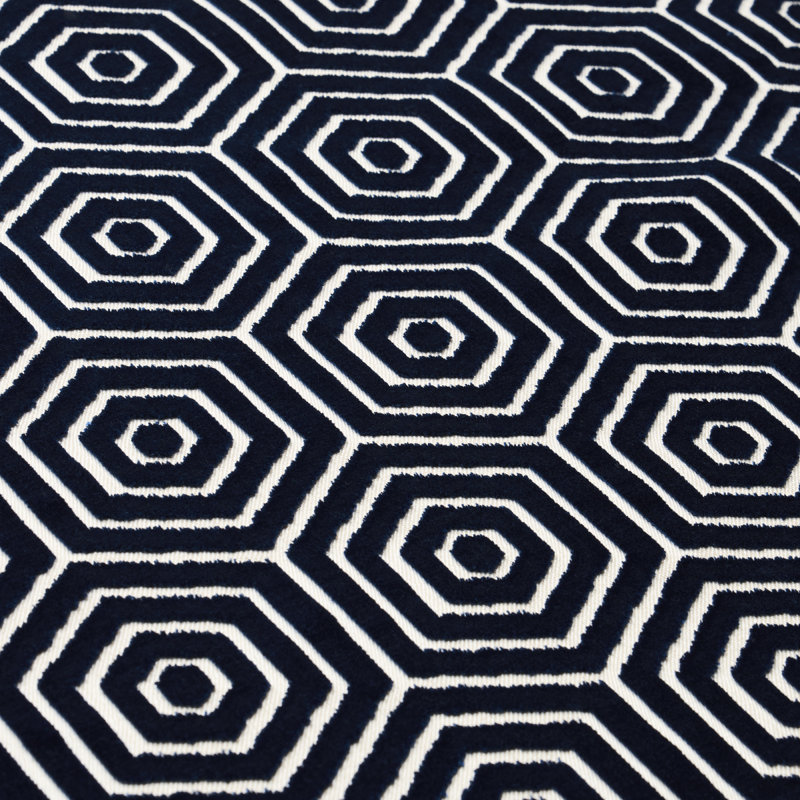 Tissu Mary Mcdonald Bees Knees, Bleu marine
