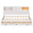 Twin Size Wooden Daybed With 3 Storage Drawers, Pushable Top Shelf & USB/Outlet Ports-69325704-69325711