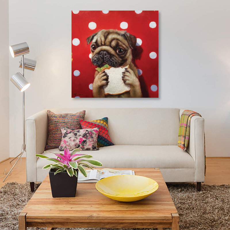Reproduction d'art sur toile tendue Swindle Heffernan, H 12 po x l 12 po x P 0,75 po, Toile tendue, Pas de tapis