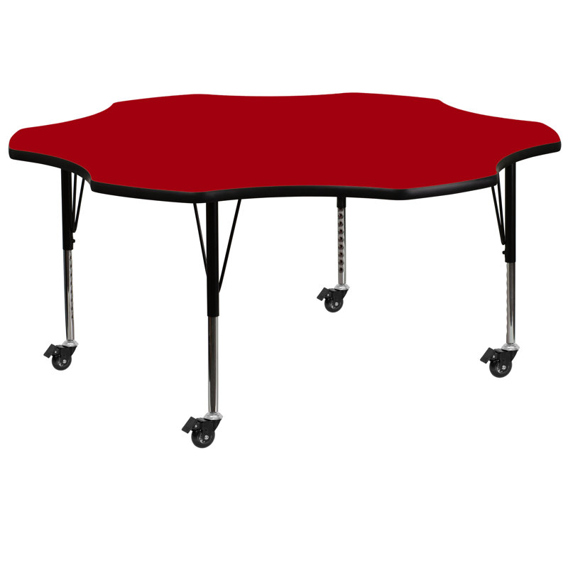 Table d'activité Goddard, Rouge, 17.37" - 25.37", Oui