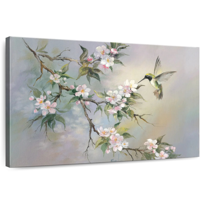 Brampt Springtime Hummingbird, 20" H x 30" W